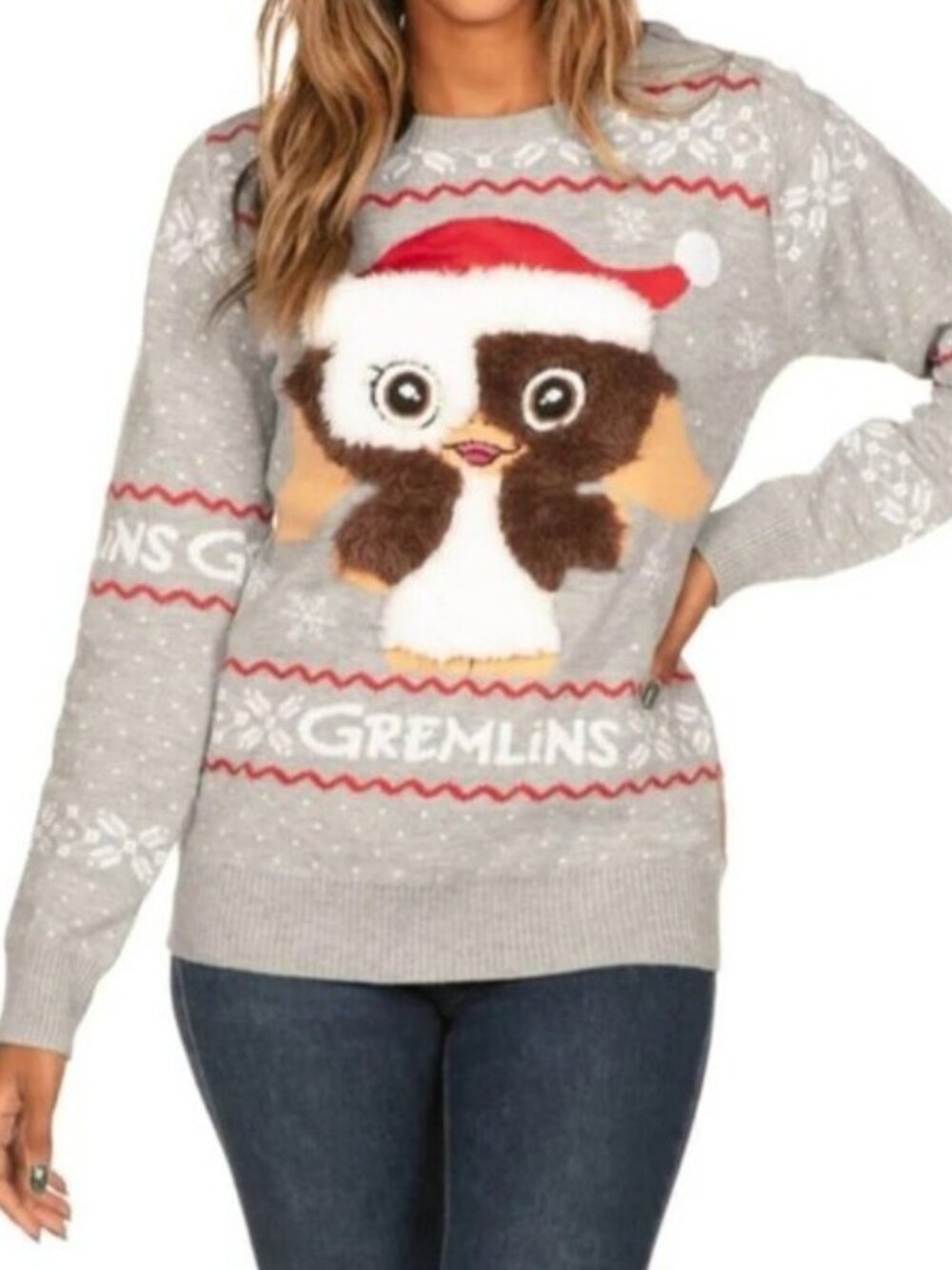 Tipsy Elves Gremlin Ugly Christmas Sweater New Medium Holiday Festive Women's